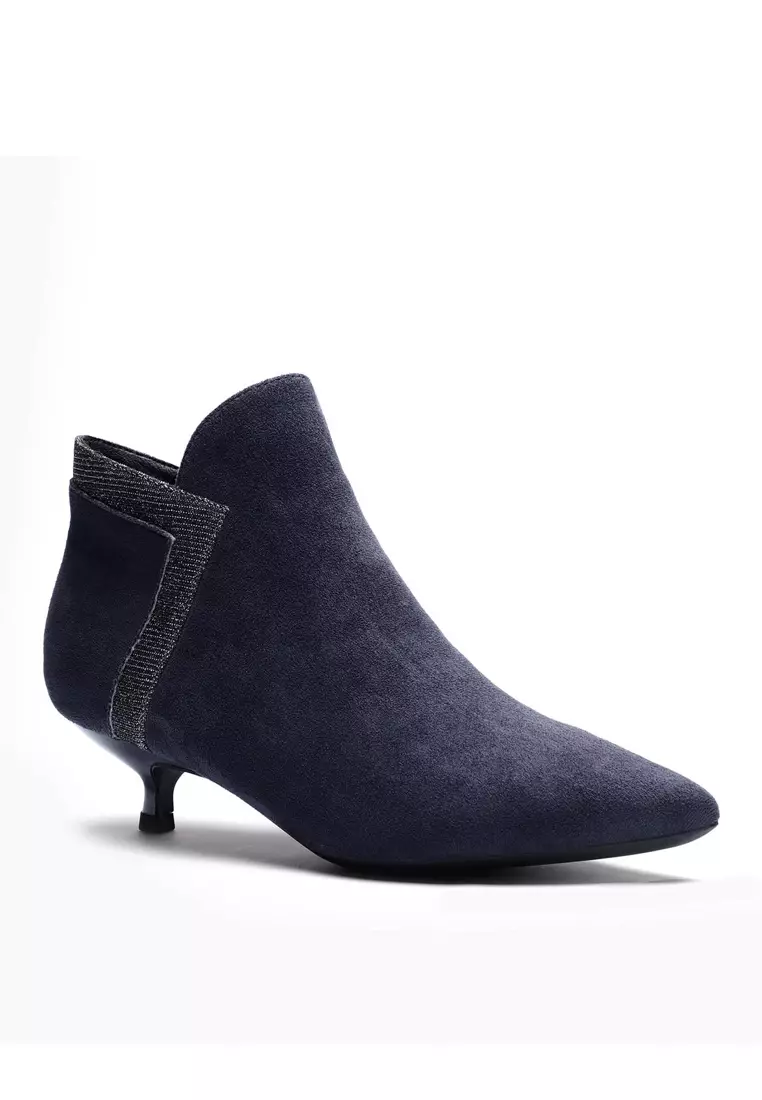 Synthetic Suede Ankle Boots 1592-2