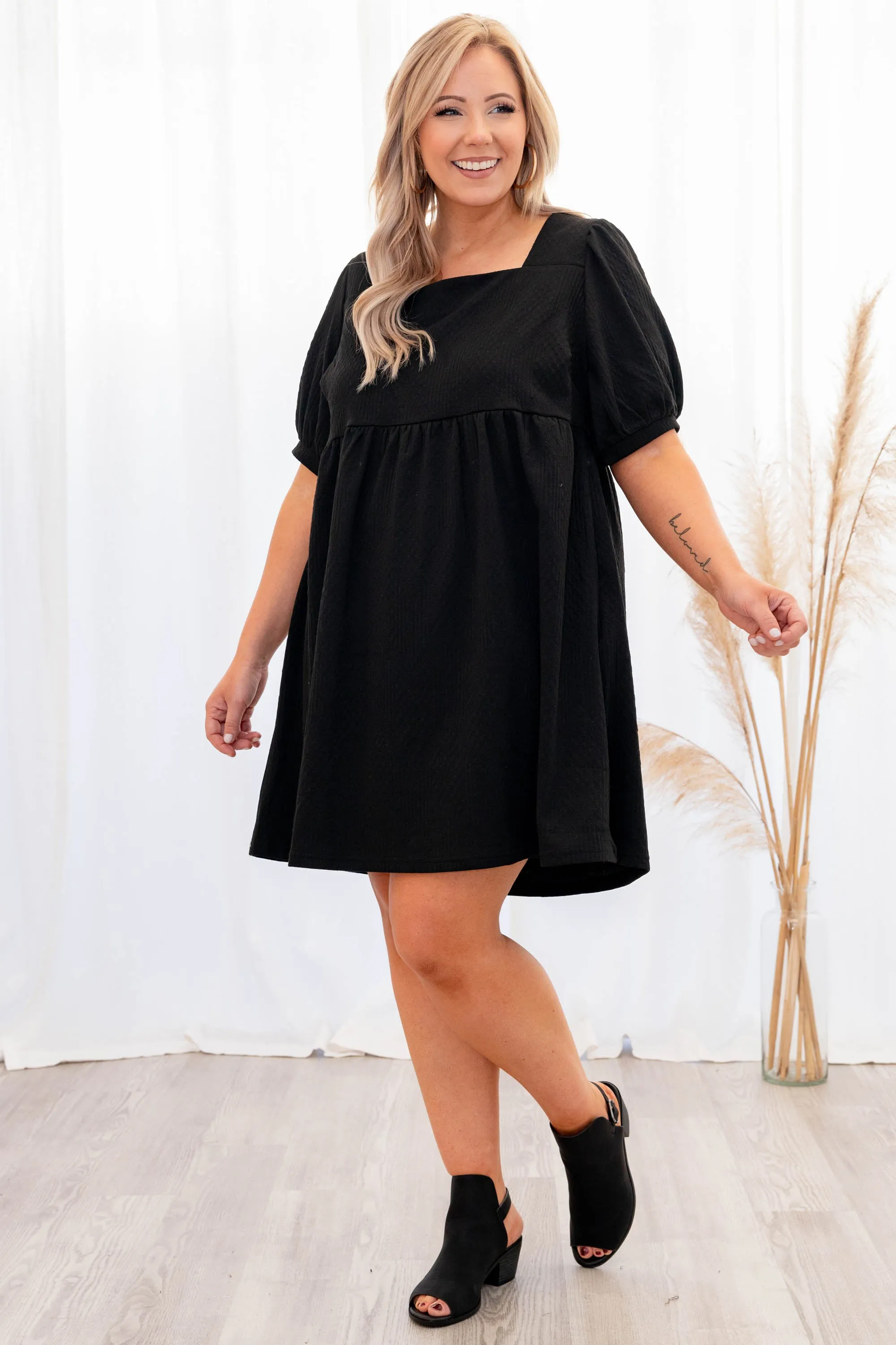 The Indee Mae Dress, Black