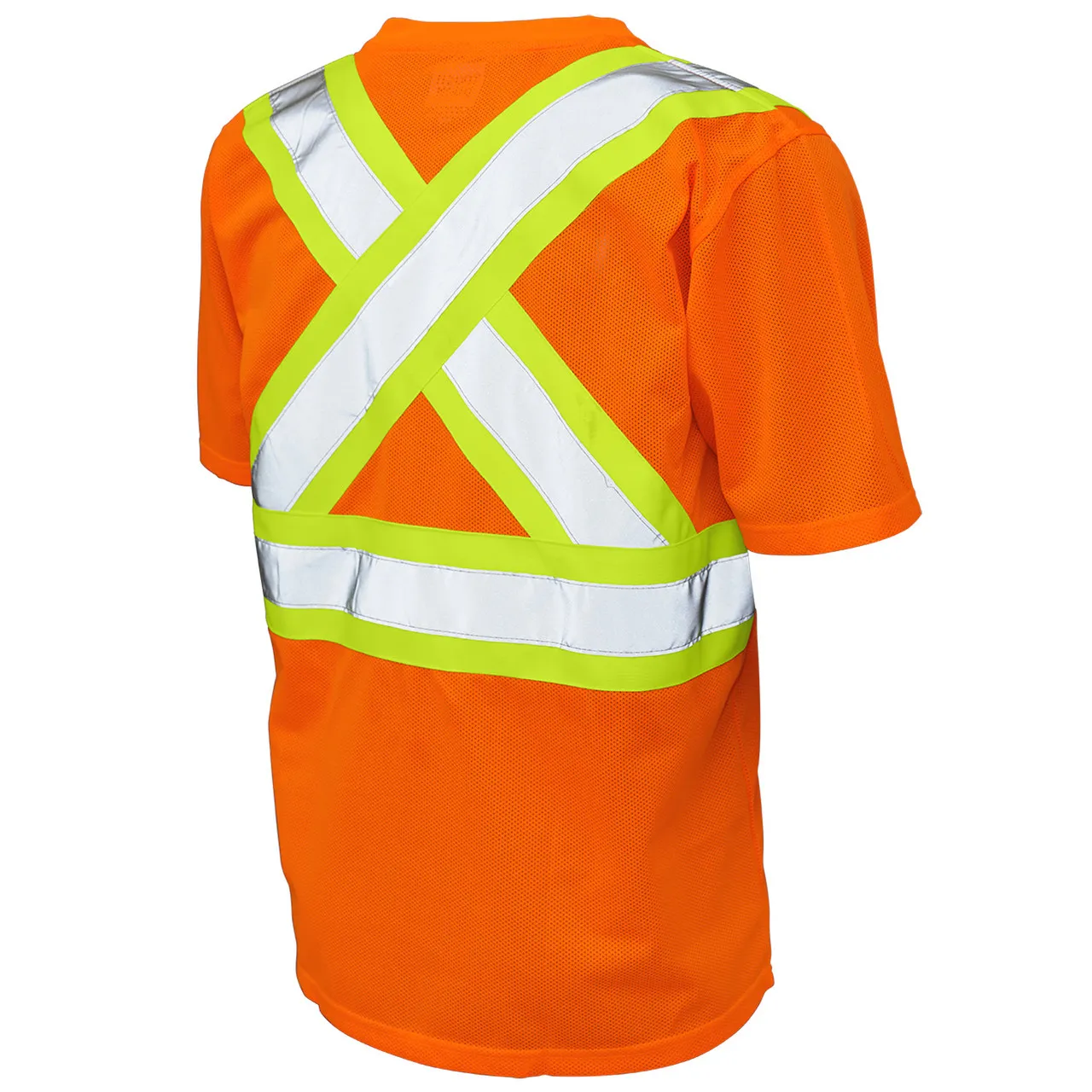 Tough Duck Class 2 Hi Vis Two-Tone X-Back T-Shirt with Pocket S392