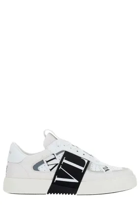 Valentino VLTN Round Toe Lace-Up Sneakers