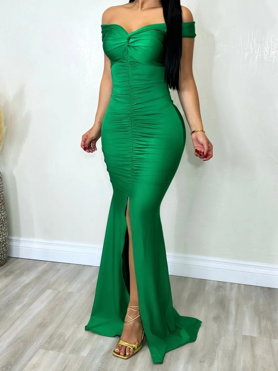 Vianey Dress Kelly Green