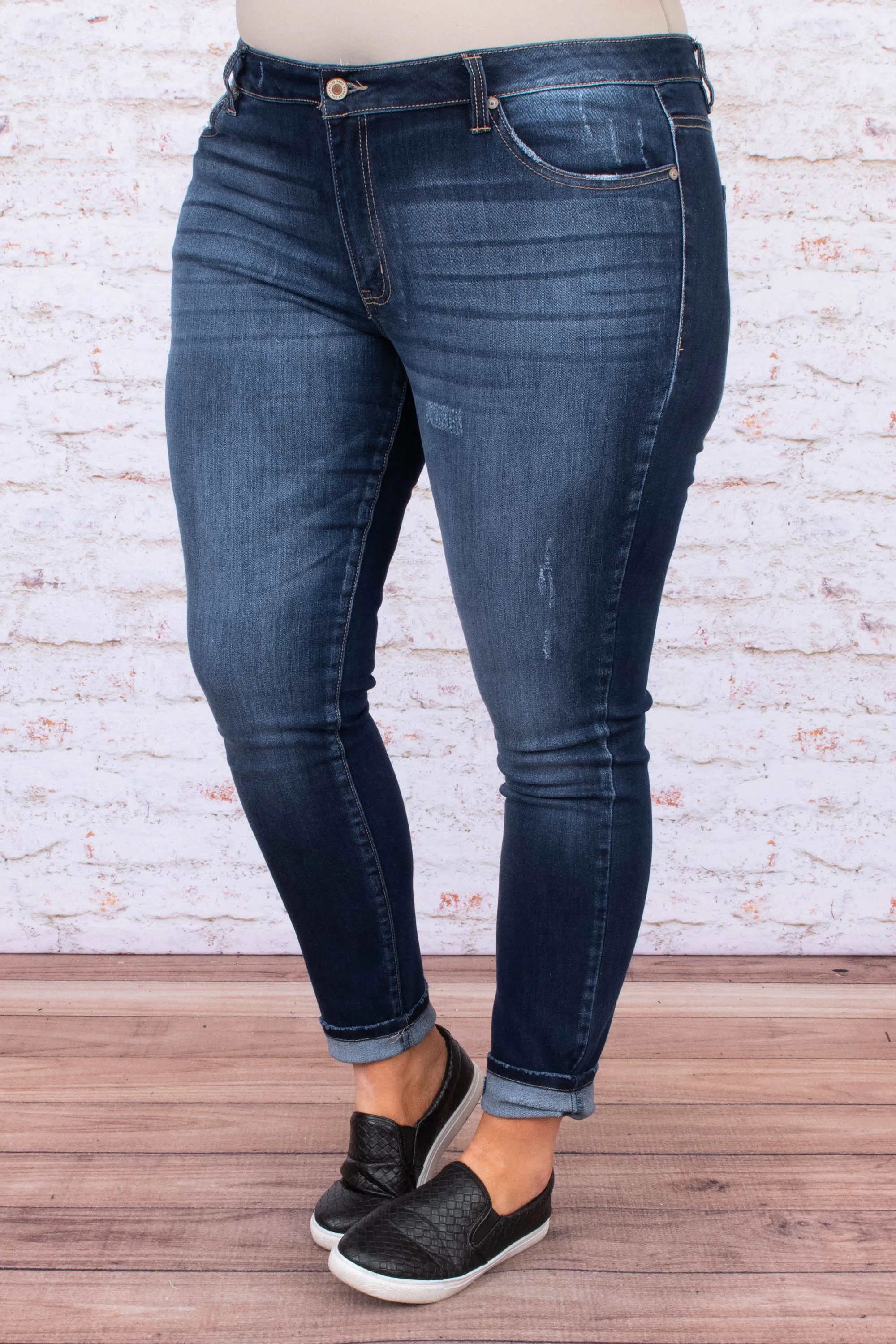 Wanting To Know Jeggings, Dark Wash