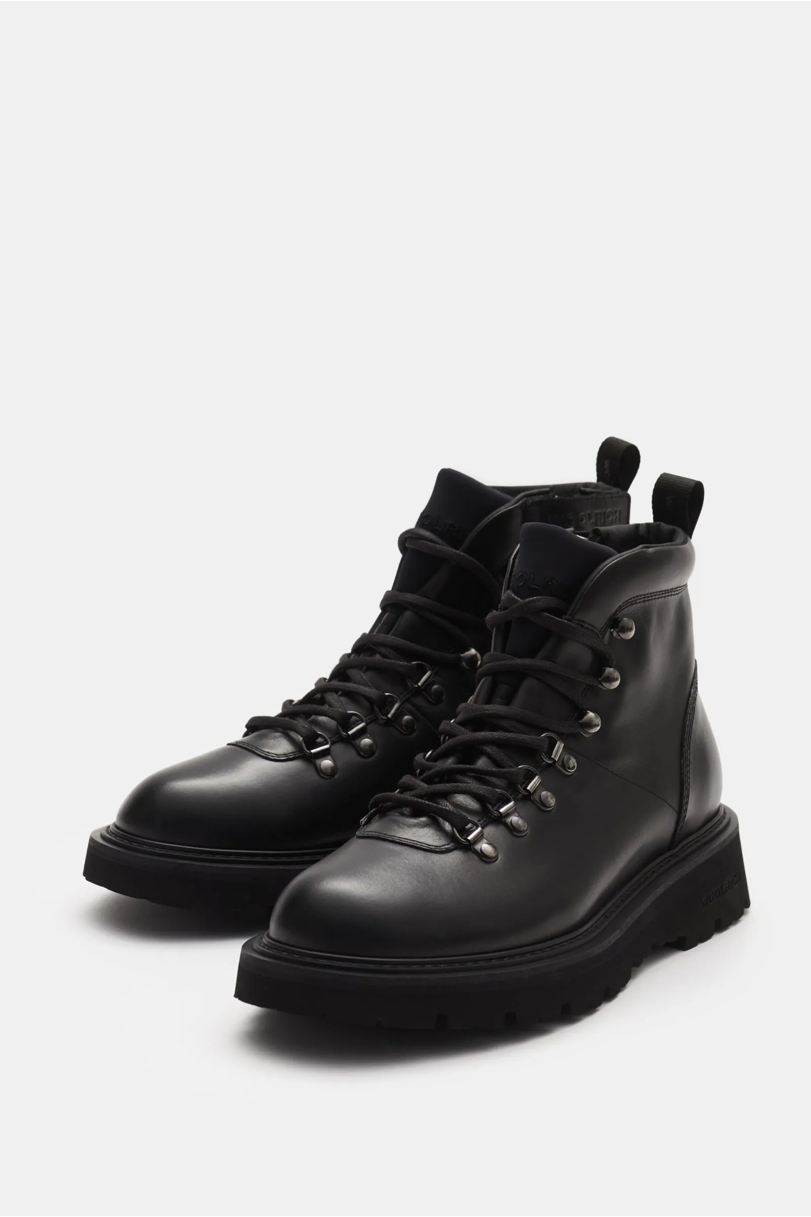 WOOLRICH lace-up boots black