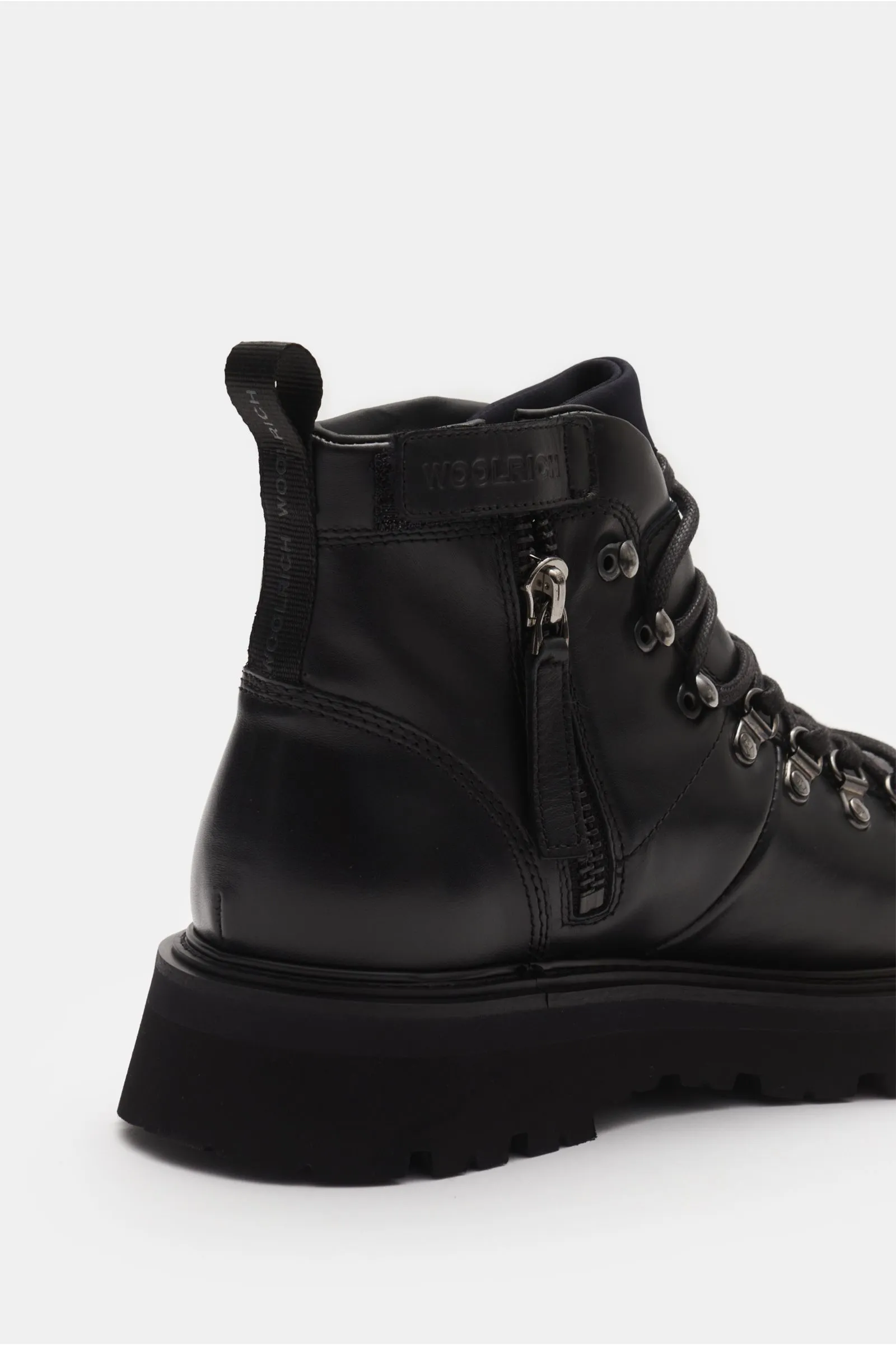 WOOLRICH lace-up boots black