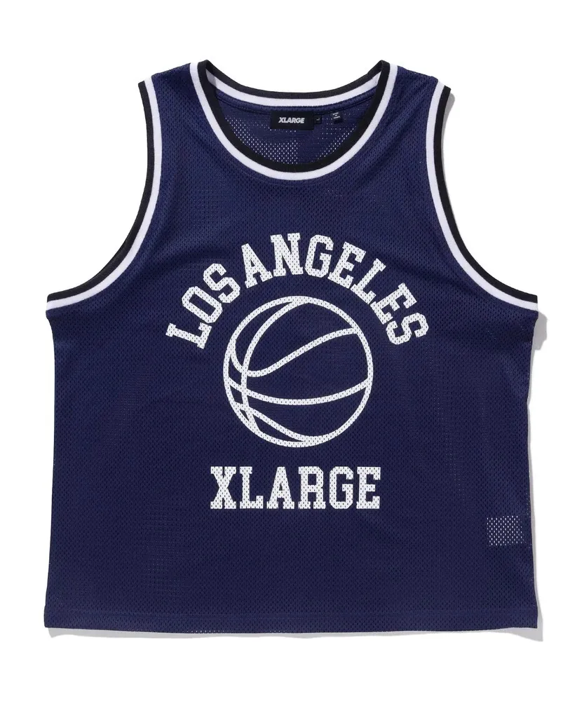 X-Large  |Unisex Street Style Plain Oversized Logo Tanks