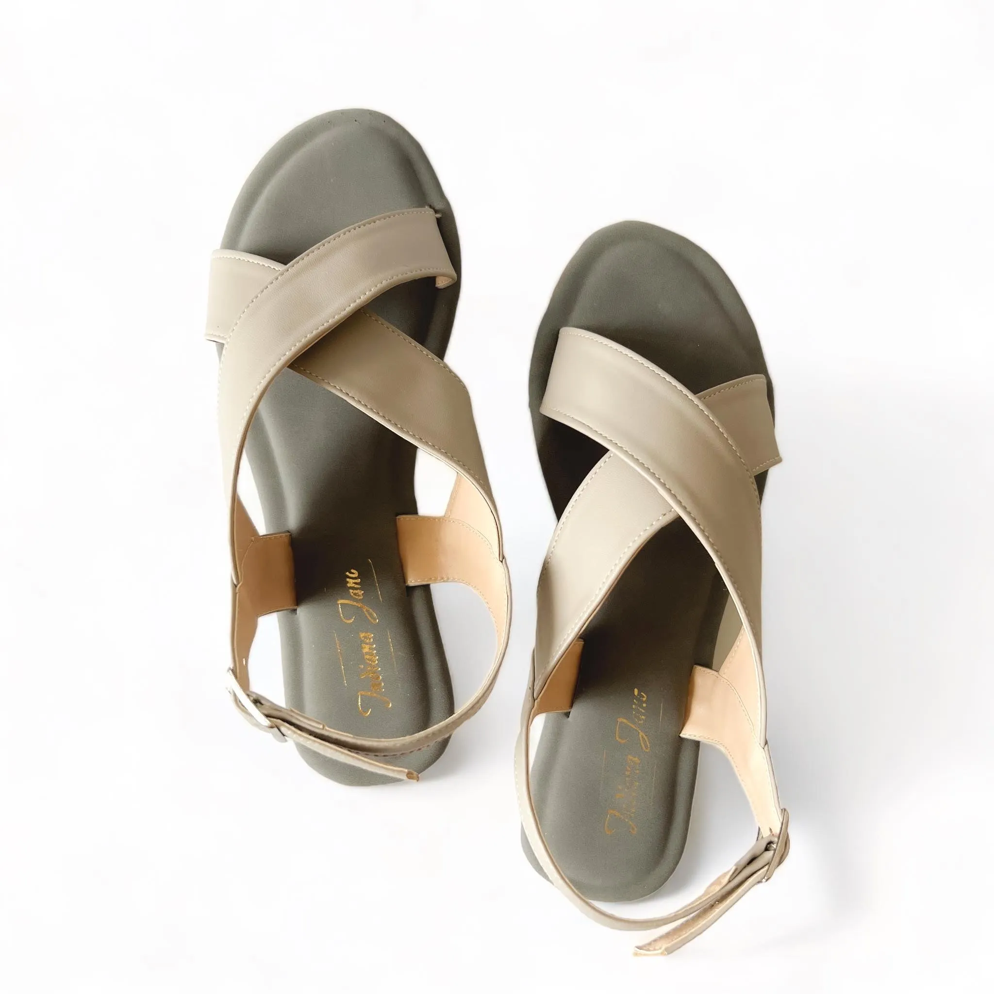 YUMI Crisscross Flat Sandals 2.0