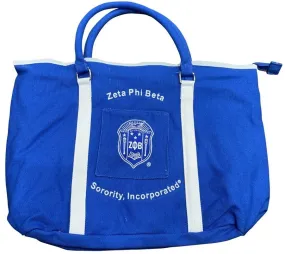 Zeta Phi Beta: Canvas Tote Bags