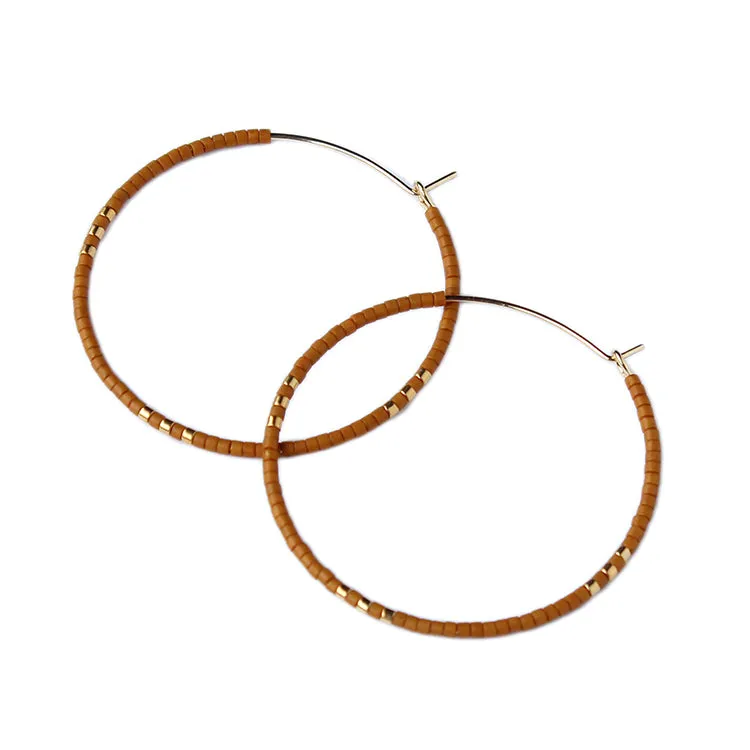 Zoe Hoops Large - Sienna